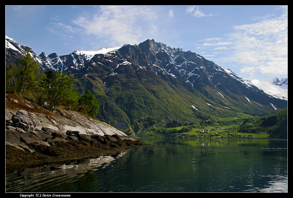 Norwegen, der Storfjorden (der große Fjord) ... - The Storfjorden in may