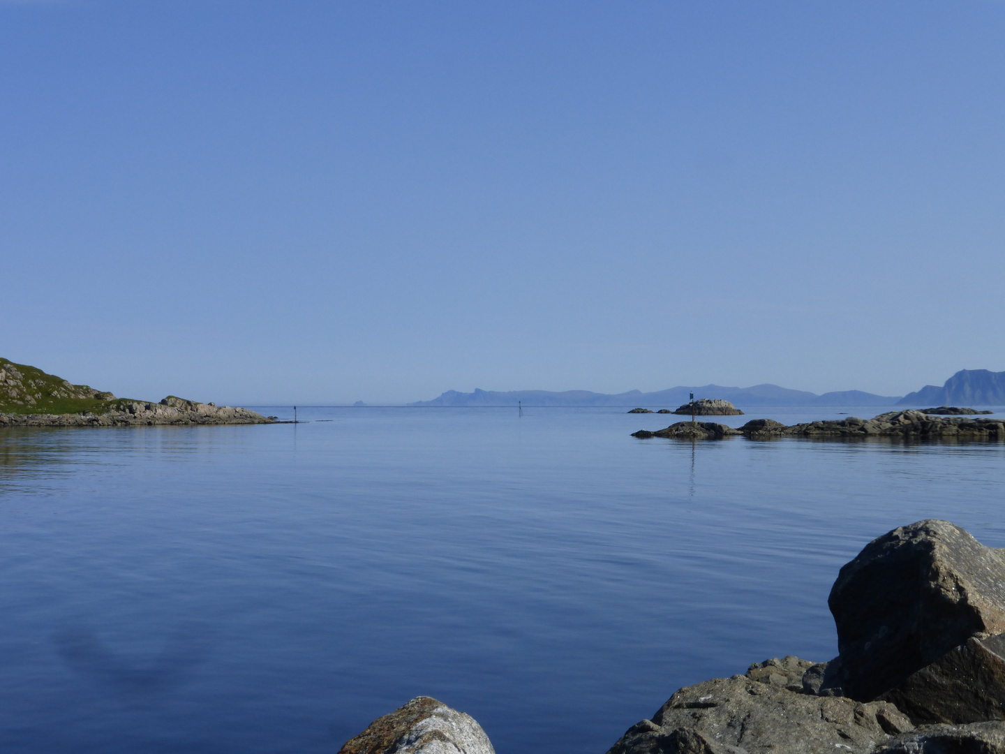 Norwegen die weite und das Weite Meer