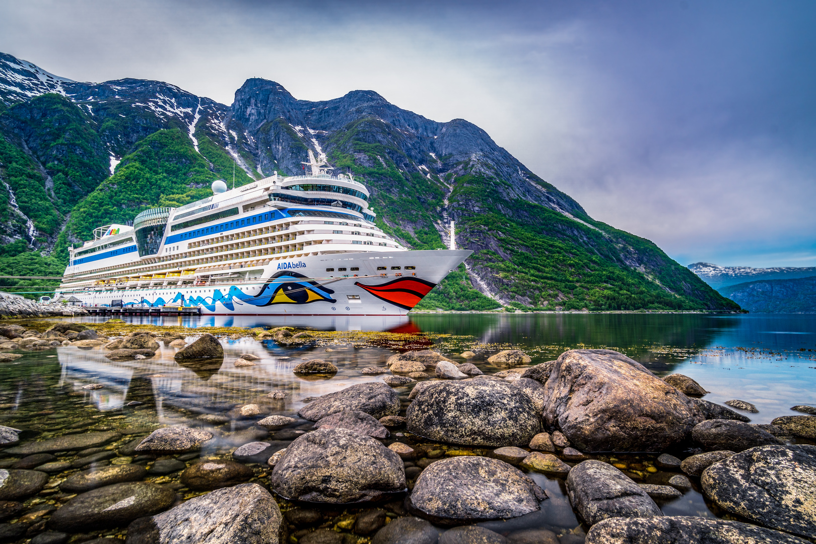 Norwegen - Eidfjord - Aida Bella