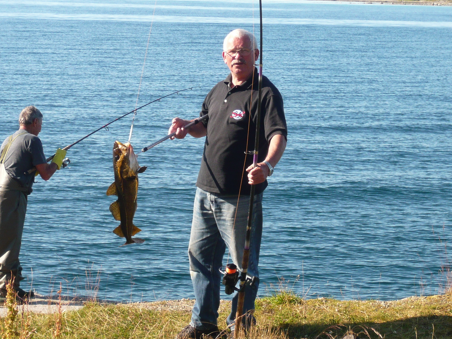 Norwegen Fisch Fangen in Atlantik