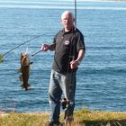 Norwegen Fisch Fangen in Atlantik