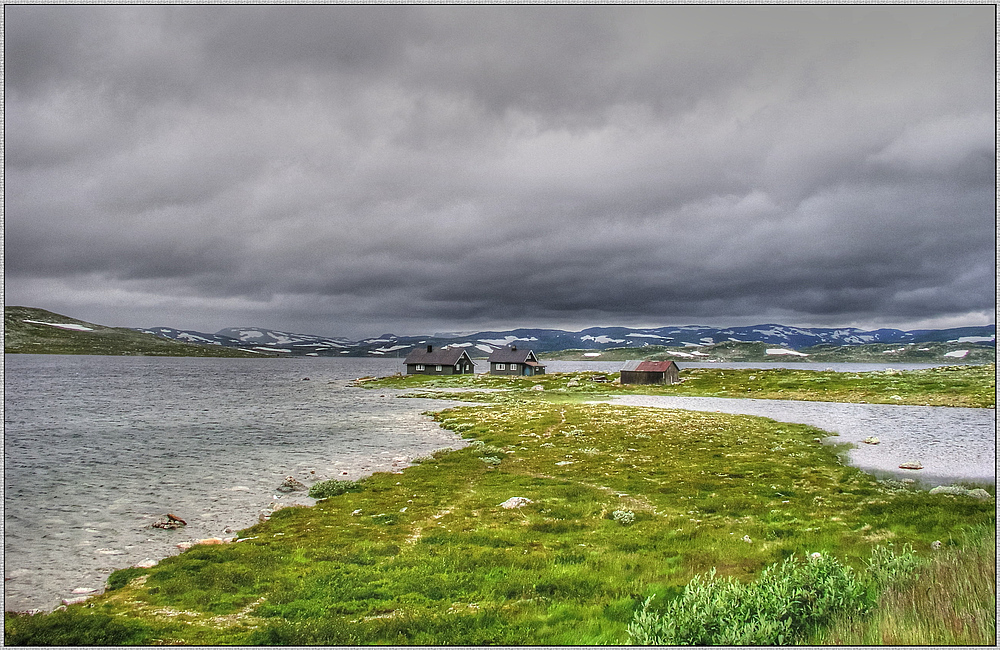 Norwegen-Hardangervidda im Abendlicht