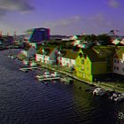 Norwegen Haugesund (3D-Anaglyphe)