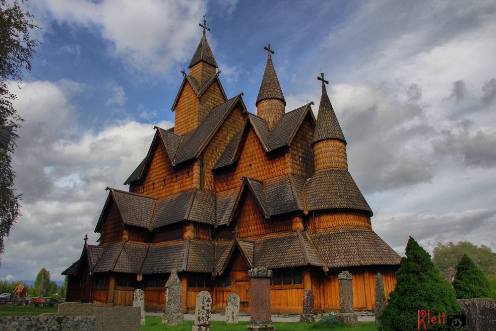 Norwegen - Heddal - Stabkirche