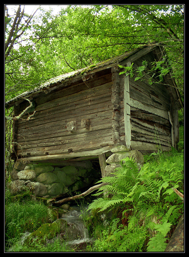 Norwegen - Holzhütte