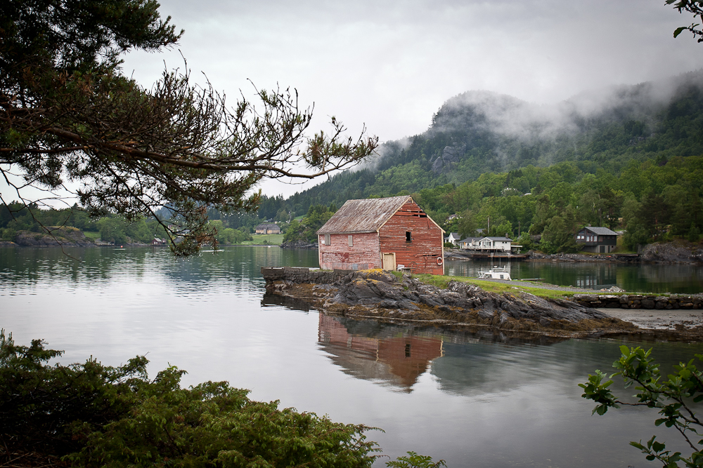 Norwegen im Nebel