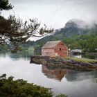 Norwegen im Nebel