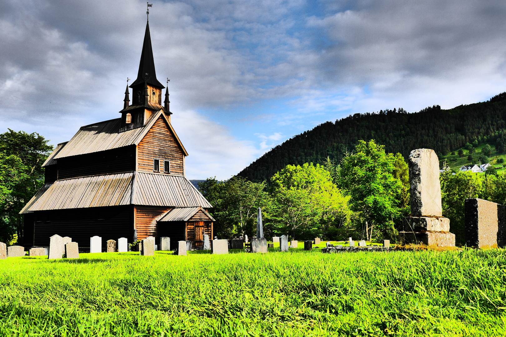 Norwegen Kaupanger Stabkirche