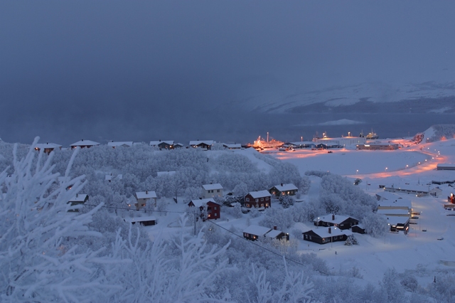 Norwegen Kirkenes im Winter bei -27°C (2003)