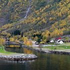 Norwegen-Kreuzfahrt  /  Flåm  - Hier haben wir paar Stunden im Hafen festgemacht