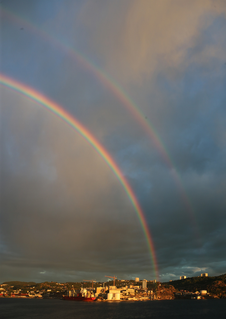 Norwegen - Kristiansand Regenbogen