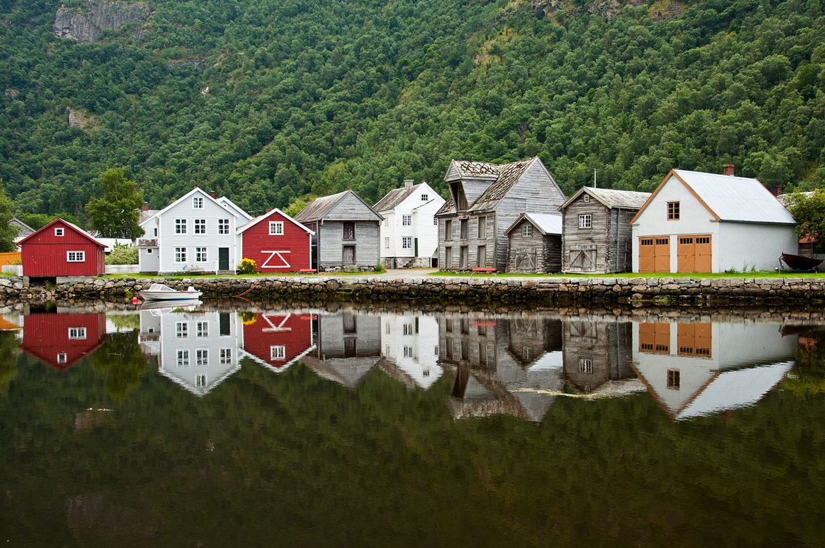 Norwegen - Lærdal