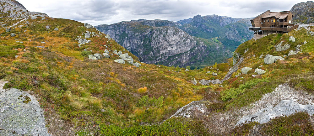 Norwegen Lyse-Fjord -Adlernest-