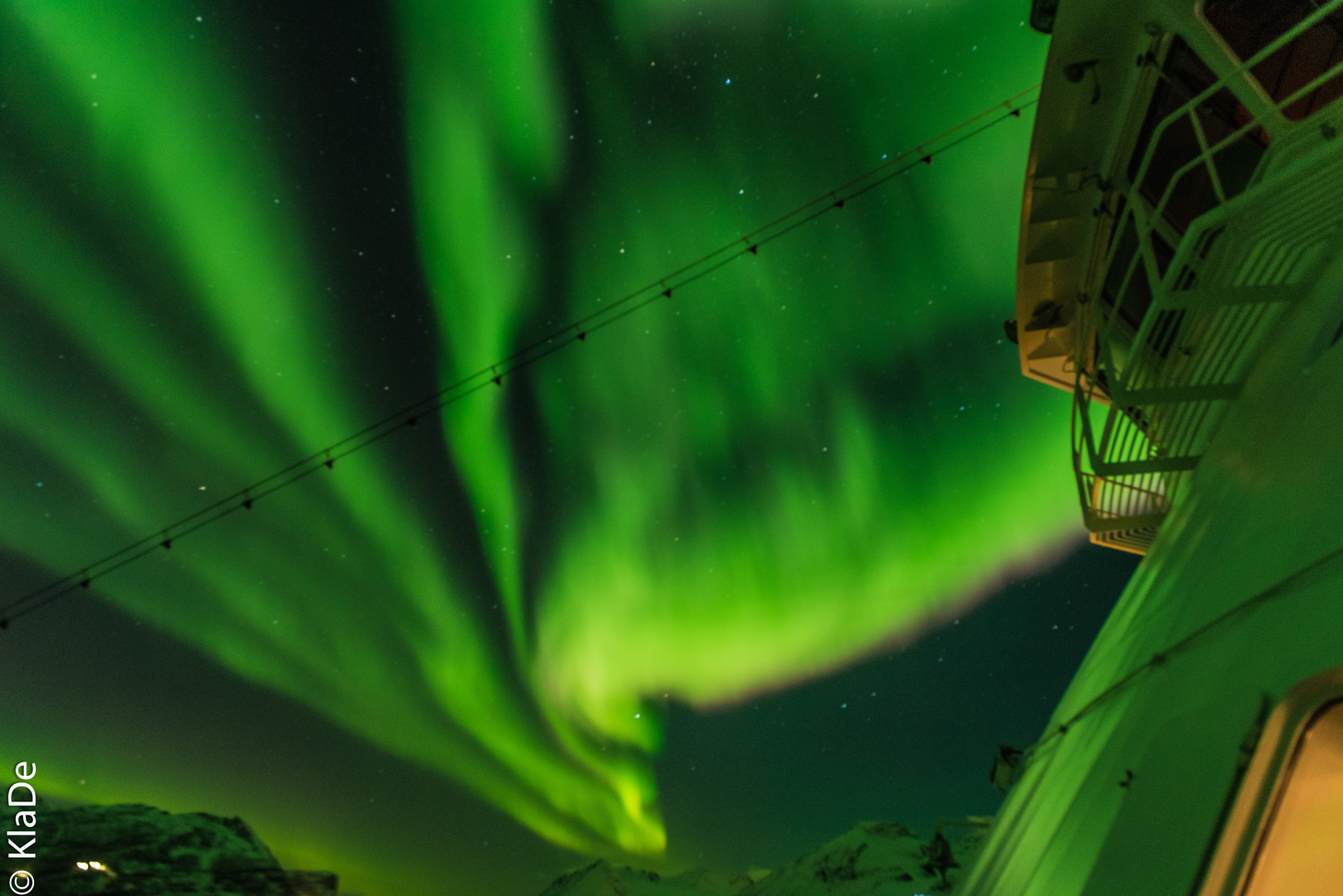 Norwegen - Nordlicht Kurz vor Skjervoy