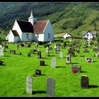 Norwegen: Olden - Kirche und Friedhof (reload)