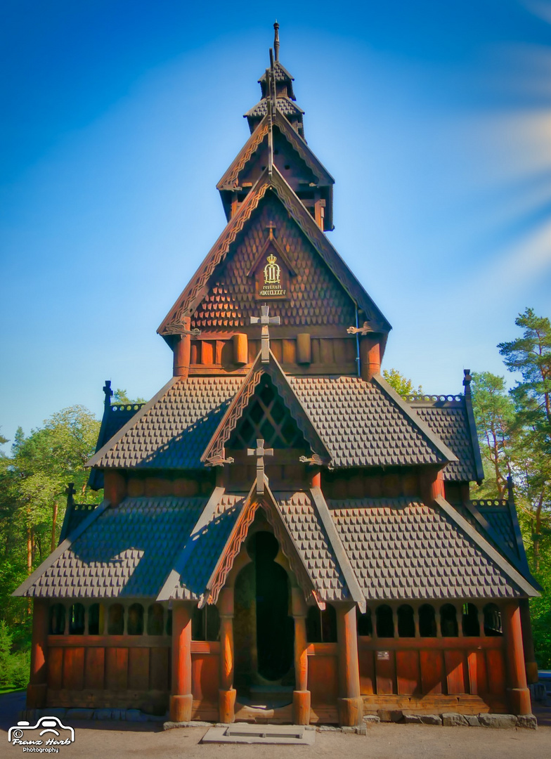 Norwegen, Oslo: Stabkirche