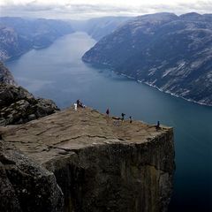 Norwegen- Preikestolen