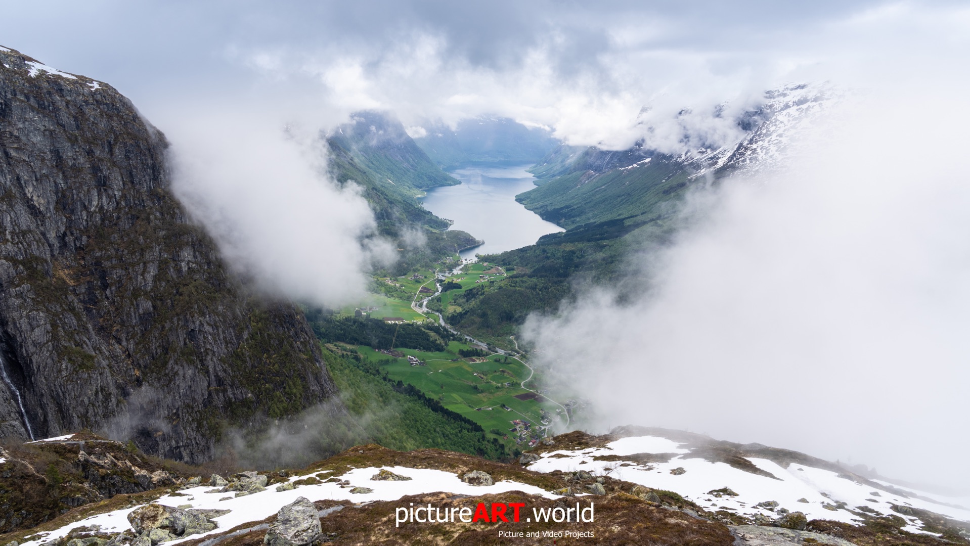 Norwegen - Skylift Loen