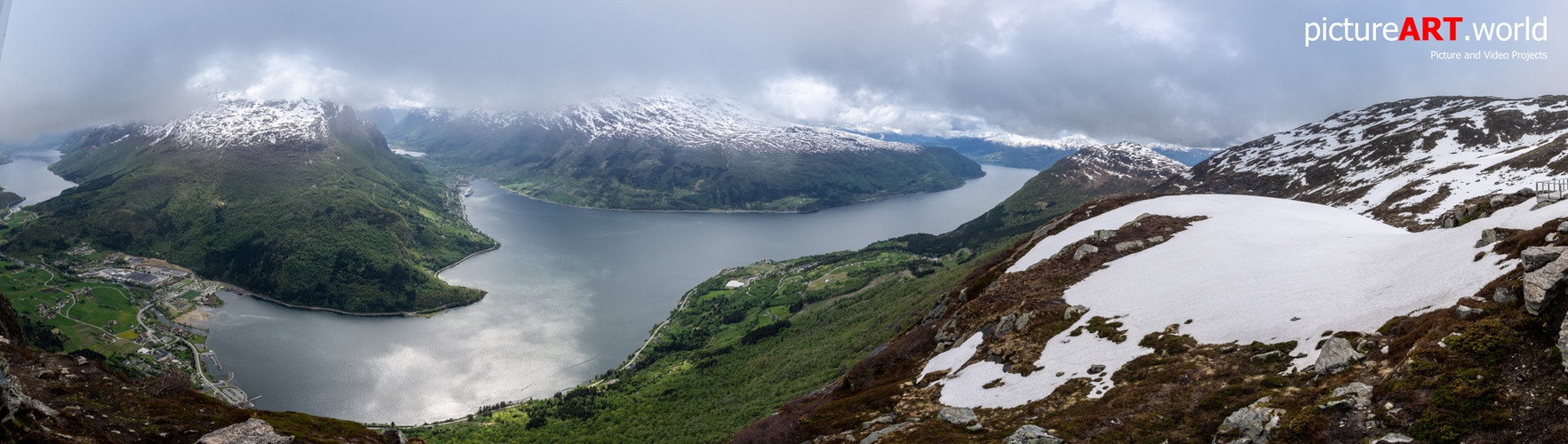 Norwegen - Skylift Loen