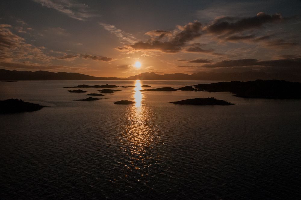 Norwegen - Sonnenuntergang auf den Lofoten