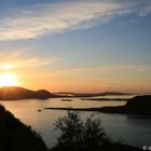 Norwegen - Sonnenuntergang über den Fjorden