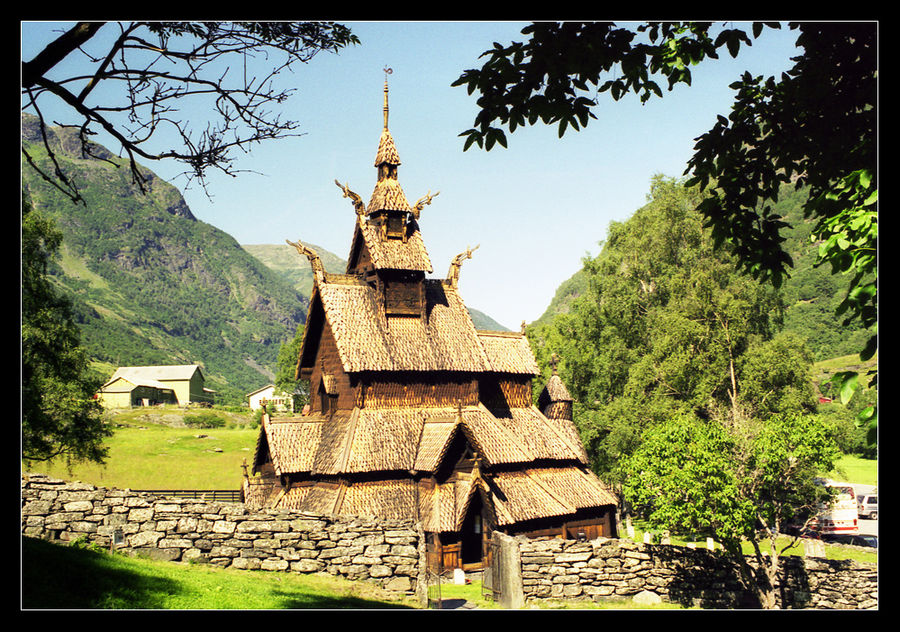 Norwegen - Stabkirche Borgund