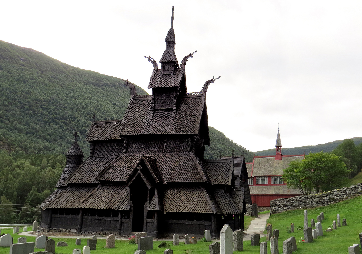 Norwegen Stabkirche Borgund