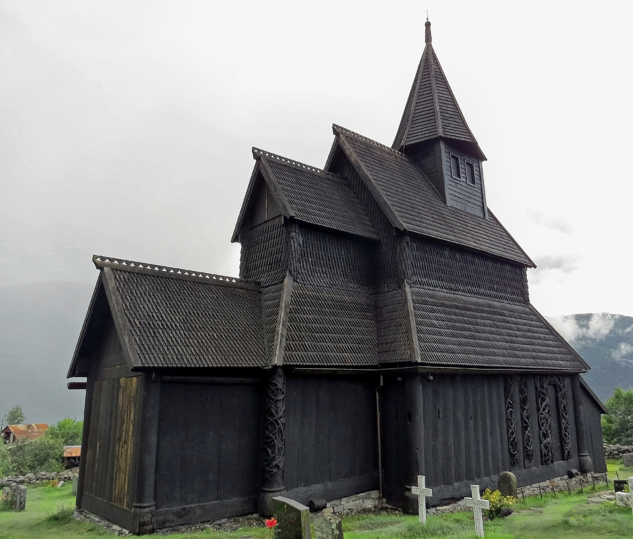 Norwegen Stabkirche Urnes