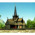 Norwegen: Stabkirche von Lom