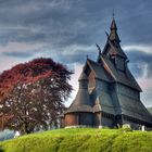 Norwegen: Stavkyrkje Hopperstad