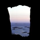 Norwegen-Torghatten der Berg mit dem Loch