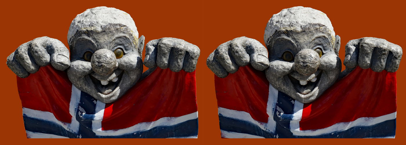 Norwegen Troll (3D-X-View)