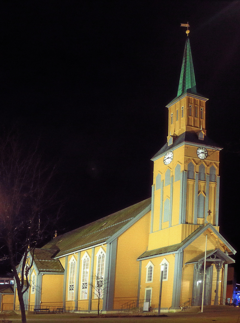 Norwegen - Tromsø - Domkirke - Weihnachtszeit
