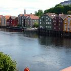 Norwegen ,Trondheim Altstadt.