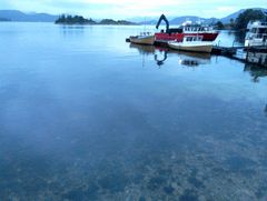 Norwegen.Ruhende Boote.