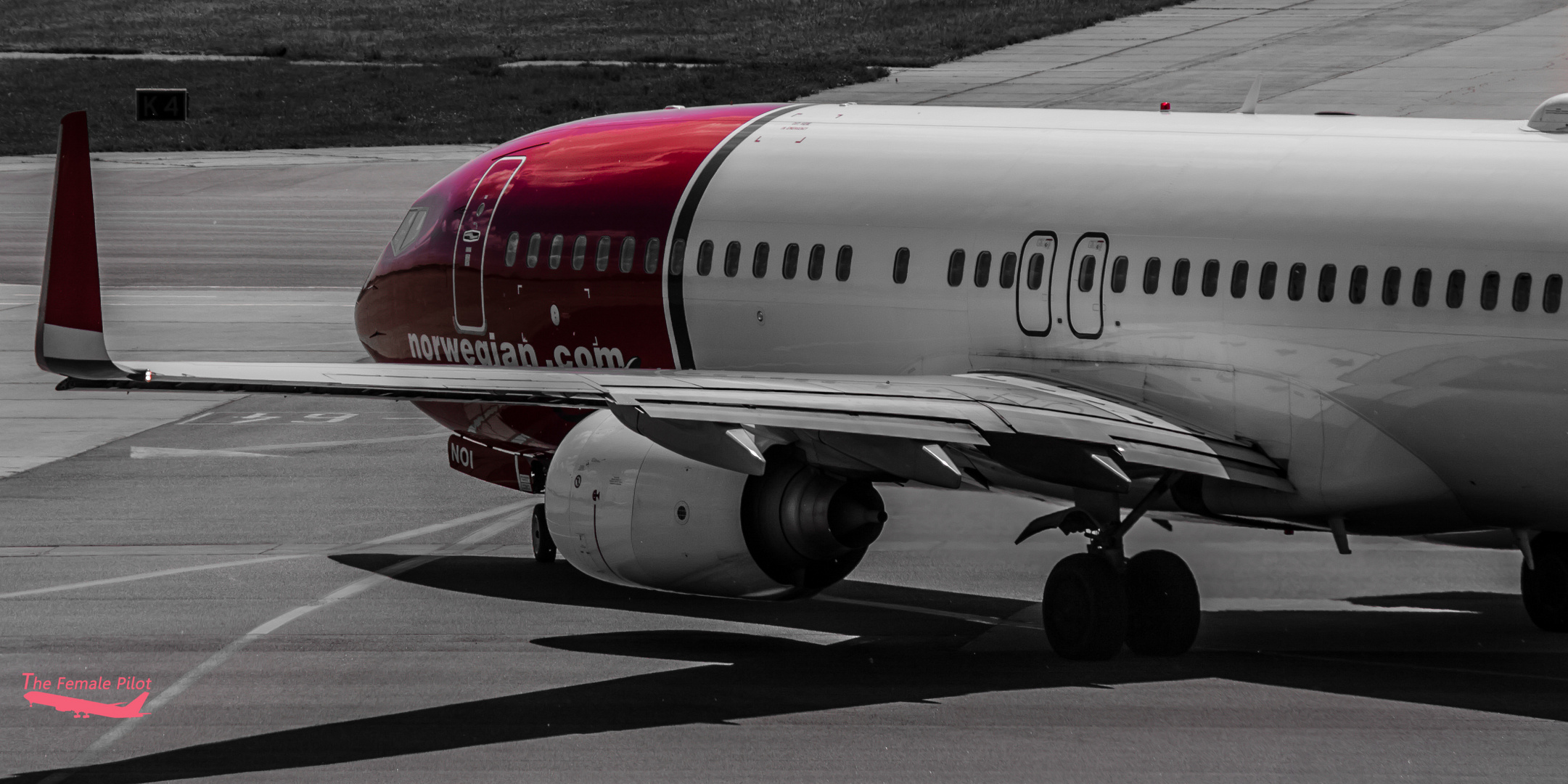 Norwegian 737-800 in Schönefeld