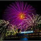 NORWEGIAN ESCAPE "SAIL AWAY-PARTY"  .....  2. Feuerwerk ....