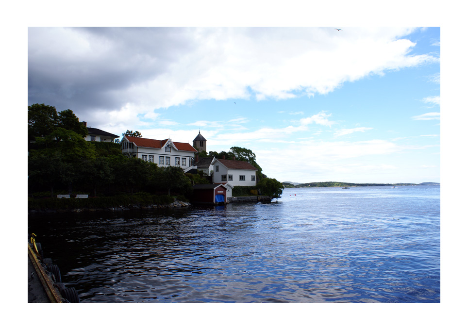 Norwegian House by the Sea