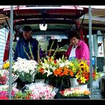 Norwegische Buden - Blumenstand