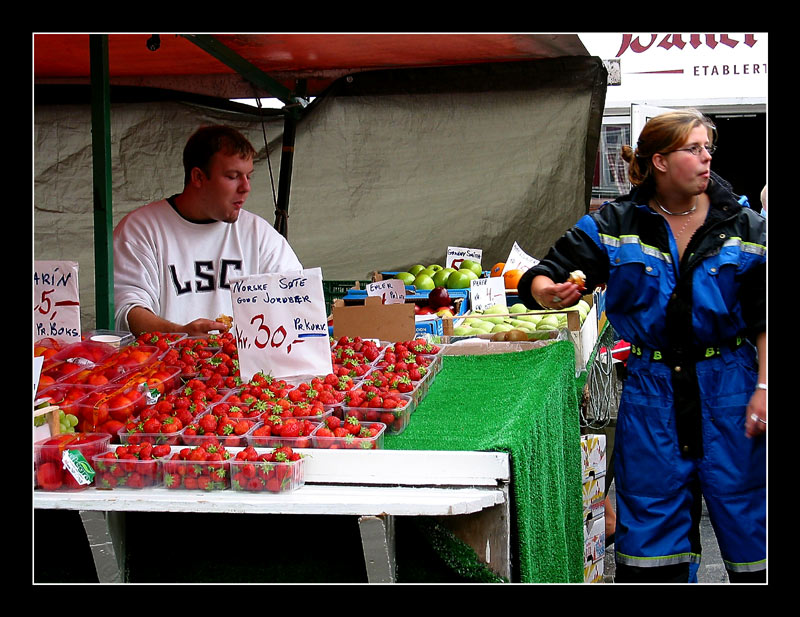 Norwegische Buden - Obststand