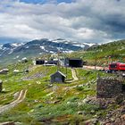 Norwegische Eisenbahn - Passüberfahrt der Bergenbahn