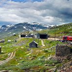 Norwegische Eisenbahn - Passüberfahrt der Bergenbahn