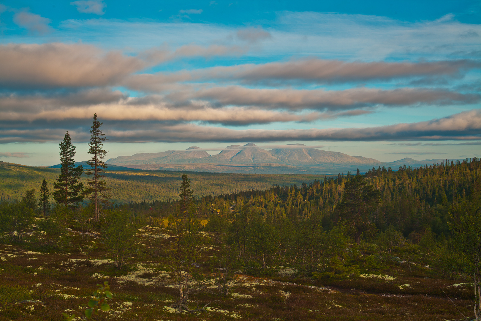 Norwegische fjell Landschaft