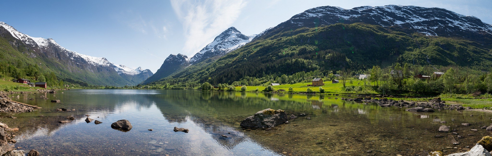 Norwegische Fjordlandschaft