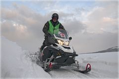 norwegische Polizei bei Rettungsaktion