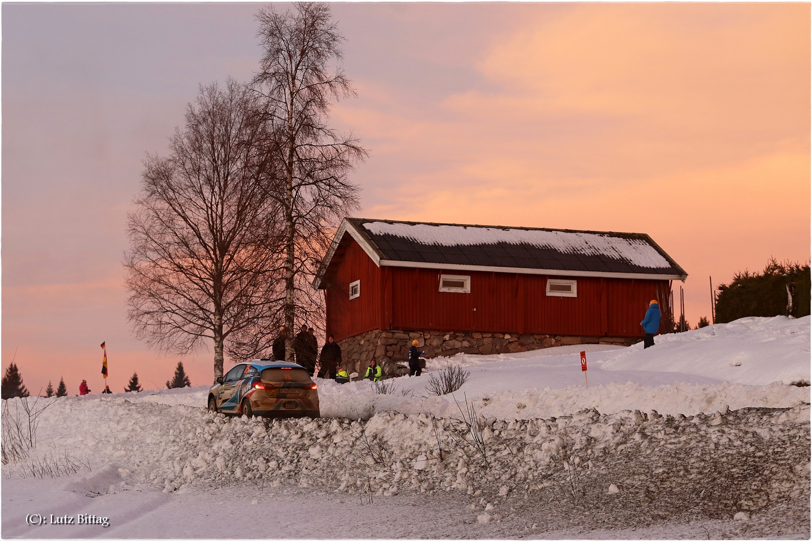 Norwegischer Abendhimmel