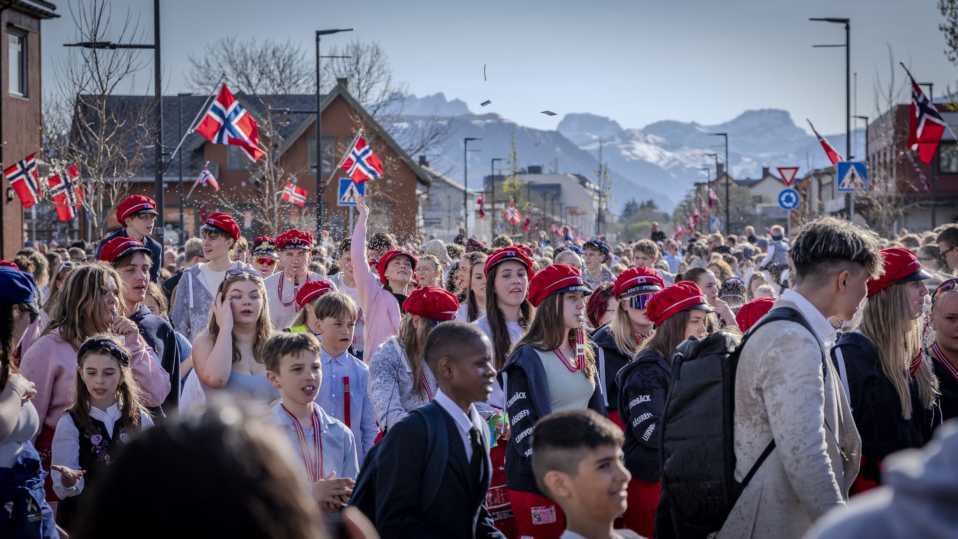 Norwegischer Nationalfeiertag in Leknes