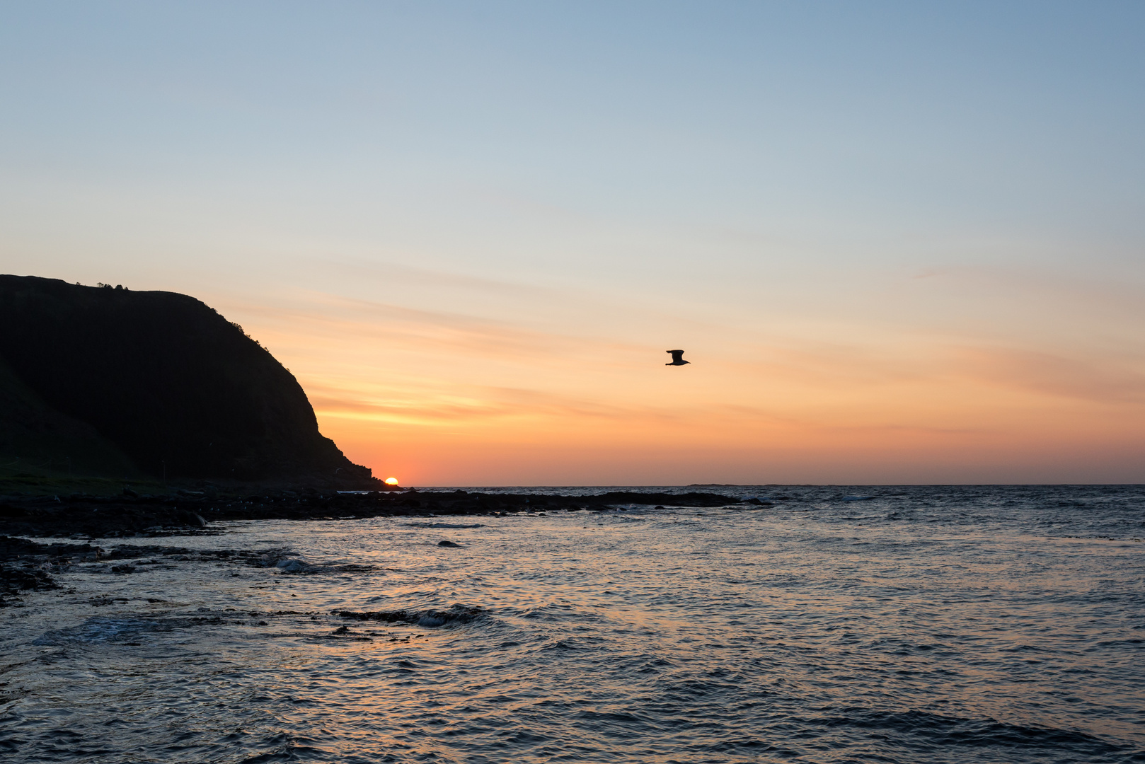 Norwegischer Sonnenuntergang