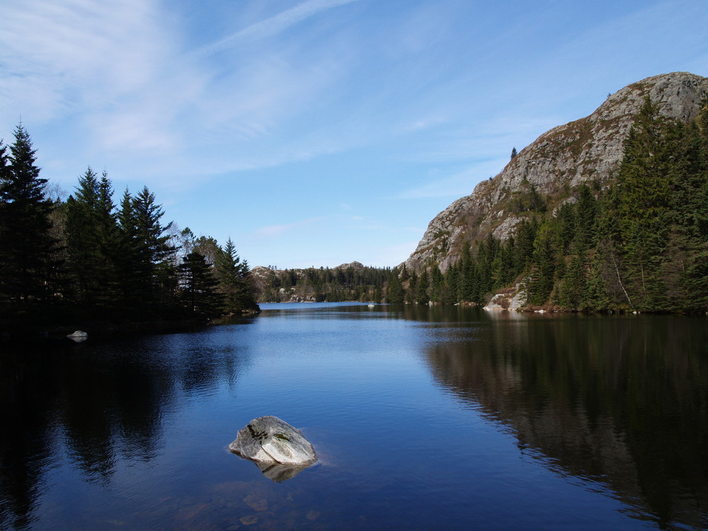 Norwegischer Waldsee