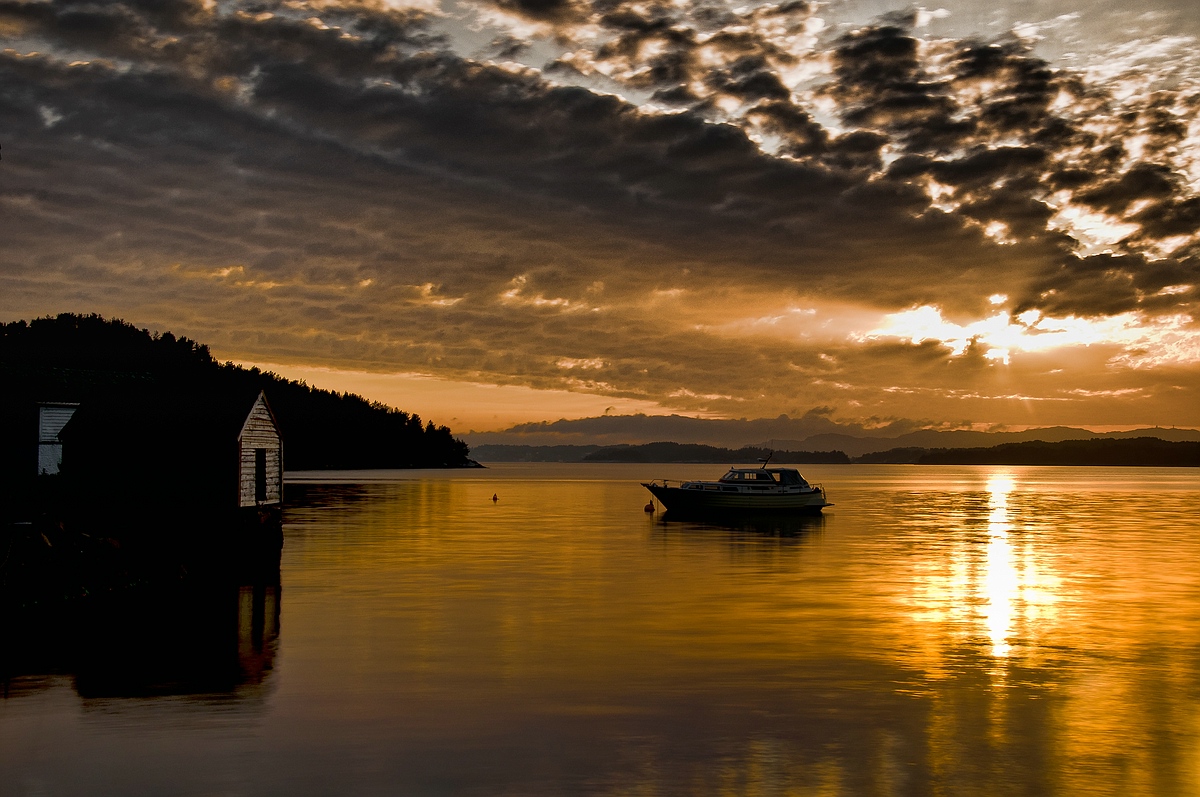 Norwegisches Himmelsglühen